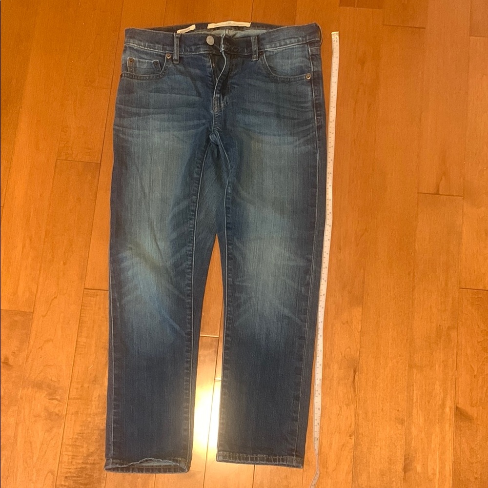 GAP Straight Medium Wash Jeans with Natural Fading